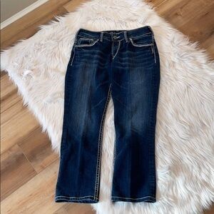 EUC Silver Suki Capri women’s jeans